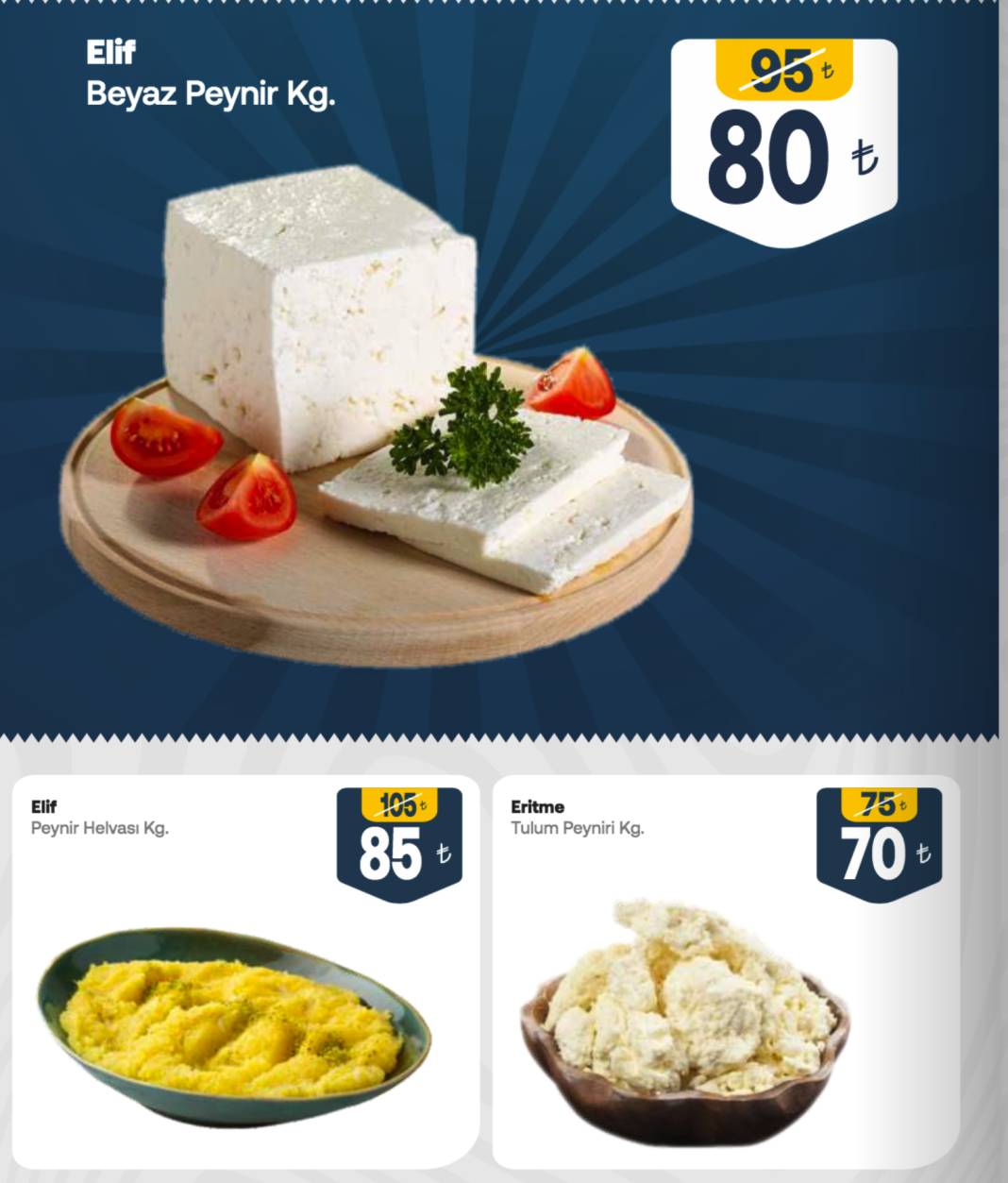 Gaziantep Cergibozanlar Market'te İndirim Yağmuru! Cegibozanlar'da Peynir 80 TL'ye, Tavuk 57 Ve Sucuk 23 TL'ye Düştü! 1
